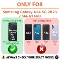Osobni tanki futrola za telefon kompatibilan za Samsung a 5G, nogometni print, W kaljeno stakleni zaštitnik,