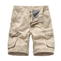 Teretne pantalone za muške povremene čiste boje na otvorenom Pocket plaža Radni pantalona za teretna kratke hlače
