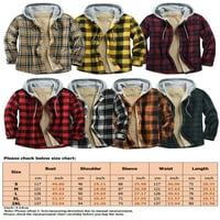 Paille muški plaćeni casual kaput toplo putno odjeće za radno mjesto sherpa hoodie košulja jakna Big