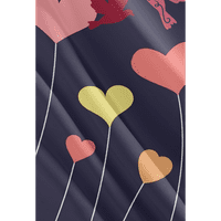 Bextsrack Valentinovo muškarci Žene Havajska majica Love Oblik Ispiši opušteno-fit casunski kubanski ovratnik kratkih rukava dolje Havajska Fahion Par majica za par za par