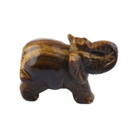 Slonov kip životinja Figurine Shui Feng Ganesh Skulptura Bog Afrička porodica Mini figurice Kulljive