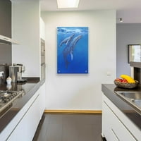 Epska umjetnost 'Pod morskom kitovima I' Tim O'Toole, akrilna staklena zidna umjetnost, 24 x36