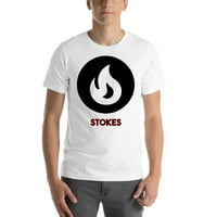 2xl Stokes Stil stil požara kratko rukav pamučna majica u nedefiniranim poklonima