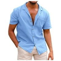 Ljetni trendi čišćenje muški majica Dizajnerska proljetna ljeta Muška povremena pamučna posteljina od