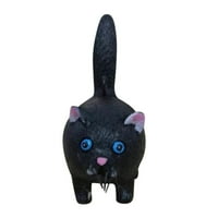 Minijaturne ukrasne figurice sa živopisnim skulptureoriginalnom desktop izraz umjetnosti mačka rezin