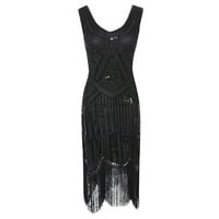 Ženske haljine Ljetne ponude za čišćenje Plus veličine Vintage 1920S Flapper tassel Odlična večernja