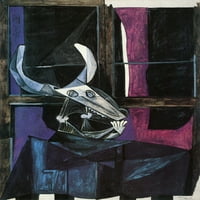 Still Life sa vožnjom lobanjem, Picasso - platna ili štampana zida Art