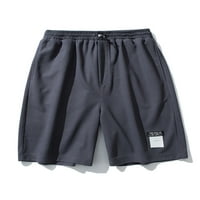 Sanviglor muške kratke hlače nacrtavaju dno pune boje ljetne kratke hlače Havajska odjeća za plažu Mini pantalone tamno siva m