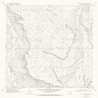 Mapa Topo - Big Mountain Utah Quad - USGS - 23. 31. - Matte platno