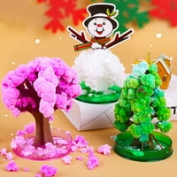 Ornema za papir od papira Wanwan Multi-Color ostavlja novo rastuće božićno drvce za dom