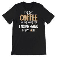 Inženjerska košulja za poklon za ljubitelje kafe - u mojim venama i sou
