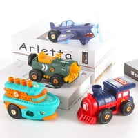 Skinite apartmani igračka sa odvijačem - Vozni brod za vozila, veliki poklon za dječake i djevojke starosne dobi - godina