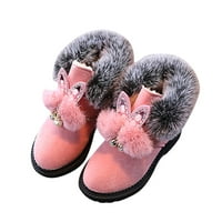 TODDLER Cipele Kids Girls Warm and Soft Cipes Princess Cipes Modne kose pamučne čizme snijeg cipele za snijeg za dječake Veličina