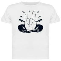 Rock and Roll Cool Hand Simbol majica Muškarci -Mage by Shutterstock, muško 3x-velika