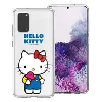 Galaxy S Plus Case Sanrio Clear TPU meka Jelly Cover - Hello Kitty Sladoled
