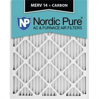 Nordic Pure 20x23x1CuStustm14-C-Merv plus karbonska ac monska filtera, in. Od 6