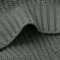 GAKVBUO PLUS Veličina pulover džemperi za žene duge dugih rukava Fall Tunic vrhovi ženske pune dugih