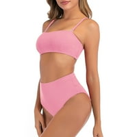 Zermoge Plus size kupaći kostimi za žene, ženski ženski splitski kupaći kostim seksi plivanje visokog