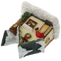 Božićna smola kuća Dizajn dizajna lukoviti mini kućni ukras za dom