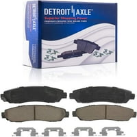 Detroit osovina - prednji i stražnji blok kočnice jastučići + glavčina kotača Zamjena ležajeva za 2015-