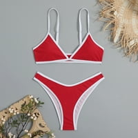 Ersazi Clearence Ženska nova modna Splitska kupaći kostim Slatki casual bikini kupaći kupaći kostimi za žene XS