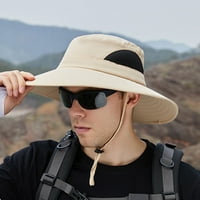 HonRane sunčani šešir širok podvrstani mrežica za punjenje pakiranja vjetrovske zaštite od sunca za