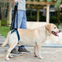 Pas hodanja podesiva pomoć za kućne ljubimce alat za potpore za pse za pse zadnje noge za podizanje kabelskog snopa plavog xl