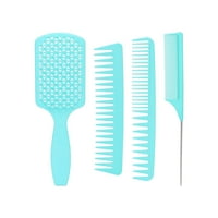 Styling Comb Set, Mellow zub Češalj za kosu Profesionalni prenosivi za svakodnevni život za kućni salon Green Bo Spakiran