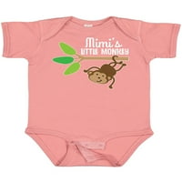 Inktastic mimi Little Monkey Grandchild Gift Baby Boy ili Baby Girl Bodysuit