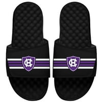 Omladinski Olide Black Sveti Cross Crusaders Varsity Stripes Klizni sandale