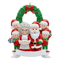 Domaći dekor, personalizirani obitelj Božić Ornament Slatka za odmor Zimski poklon godina Izdržljivi