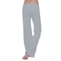 Giligiliso jesenski ženski vježbanje nogavi Stretch tipka za struk Pocket Yoga teretane Loose hlače