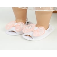 TODDLER Baby Girl Flats Sandale Mekani potplat protiv klizanja Butterfly Sandales prve šetačke cipele