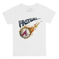 Mladića Tiny Turpap bijela Atlanta hrabro majica Fastball