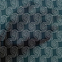 Onuone pamučne kambričke tkanine Twirl Artistic Sashiko Ispis tkanina sa širokim dvorištem