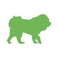 Tibetan Mastiff naljepnica naljepnica Die Cut - samoljepljivi vinil - Vremenska zaštitna - izrađena u SAD-u - Mnogo boja i veličina - pasji pas