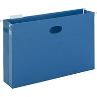 HETAYC Kapacitet zatvoren bočni fleksibilni viseći džepovi datoteka Legalni nebo plava 25 kutija