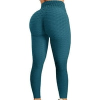 FVWitlyh joga hlače bljeskajući gamaše yoga mjehurić struka vježbanje trčanje ženske joge hlače za žene