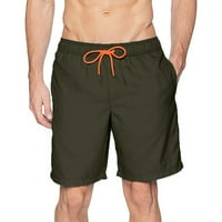 Follure Muška kupanja gužva Dužina koljena Volley Comfort Liner Solid Quick Dry Board Hots Kupatio kostim kupaćim kostima