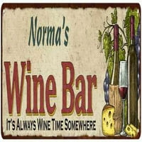 Norma's Vinski bar Početna Dekor metalni poklon znak 108240052095