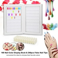 BestAuty prikaz za nokte za nokte Rezervirajte sa lažnim vrhovima za nokte za DIY lak za nokte UV bolovni