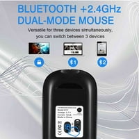 Urban utikač i igrajte kompaktno punjiva bežična Bluetooth pune tipkovnice i miša Combo za laptop DELL
