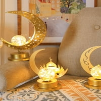 Lunarna svjetiljka, ramazan kareem LED svjetlosnih izduženih željeza za festival domaći ukrasi poklon
