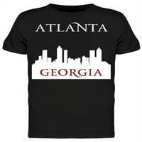 Atlanta Georgia Silhouette Art Majica Muškarci -Mage by Shutterstock, Muški medij
