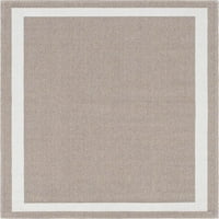 Rugs.com Gruzijska zbirka - 4 '6' taupe flashweave ćiona savršena za dnevne sobe, velike blagovaonice,