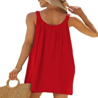 Prednjeg swalk-a Ležerne prilike Ležerne haljine bez rukava bez rukava Sunderss Red XL