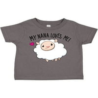 Inktastic My Nana voli me - slatka ovca poklona malih majica ili majica mališana