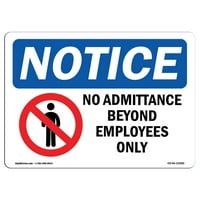 Znak za otkaz - primijetite samo bez prijemu samo zaposlenika