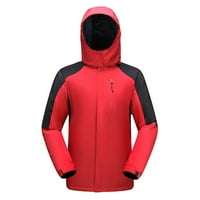 Lolmot unise olujni kaput vanjska planinarska odijela odvojiva kapa topla plus veličine Vjetrootporni vodootporni zimski kaput labavi fit skijaška jakna