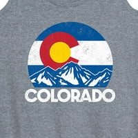 Instant poruka - Retro Colorado Planine zastava - Ženski trkački rezervoar